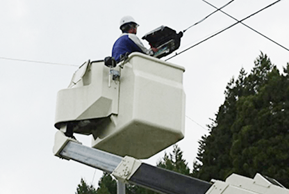 安心安全を第一に、 幅広い種類の電気工事を提供する渡邉電気工事 スタッフ